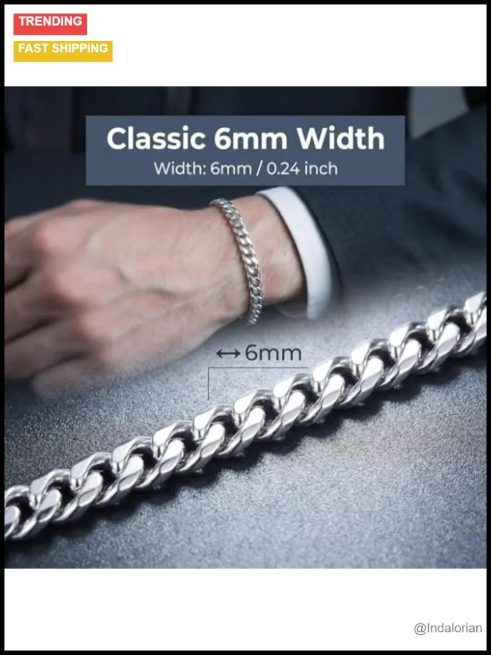 S925 Sterling Silver Cuban Link & Rope Chain Bracelet Set, Men's Women's,